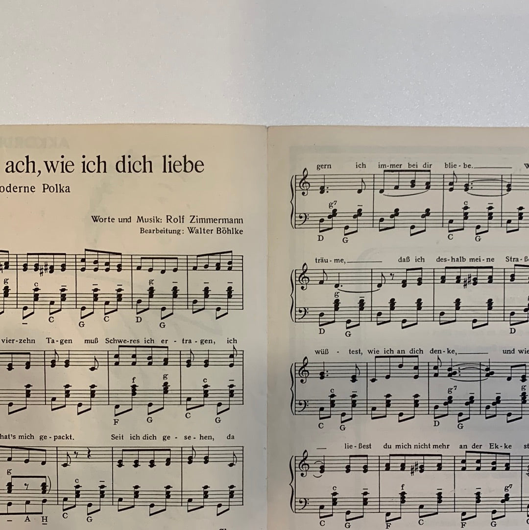 Wenn Du wüsstest, ach, wie ich Dich Liebe!