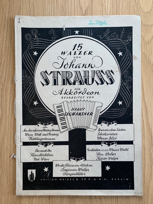 15 Walzer von Johann Strauss (Akkordeon)