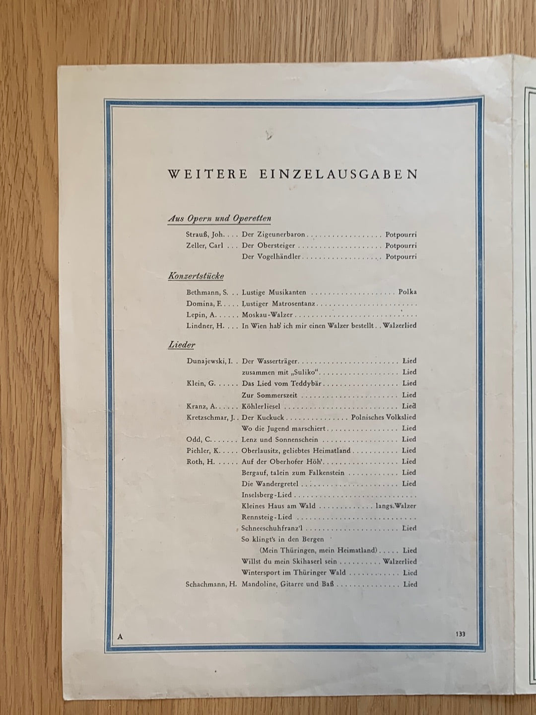 Kleines Haus am Wald (Akkordeon)