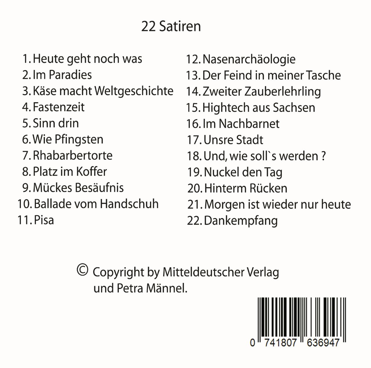 22 Satiren (Hörbuch-CD)